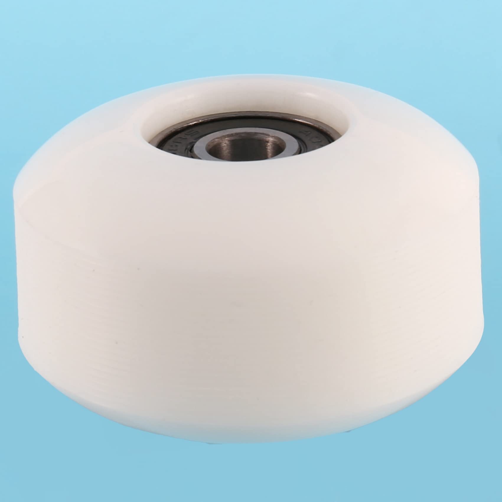 Roues de Planche à roulettes avec Roulements 52X30Mm Street PU Roues Pièces de Planche à roulettes Cruiser Roues de Planche Longue (Ensemble de 4) Blanc