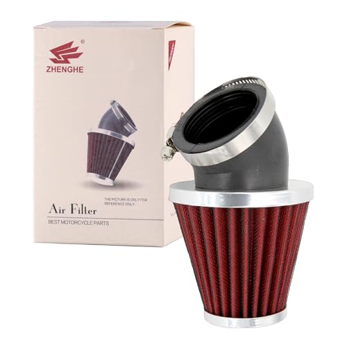 Image of 48mm 49mm 50mm High Performance Motorcycle Air Filter Breather for Custom Assembly Honda Yamaha Suzuki Kawasaki ATV SSR TTR Dirt Bike Pit Mini GY6 AJS Scooter Moped Racing