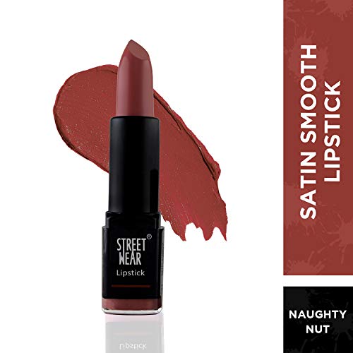 Image of Street Wear Satin Smooth Lipstick, Naughty Nut, 4.2g