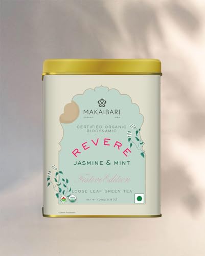 Image of Makaibari Festive Pack Trio Assortment: Awaken + Evoke + Revere|New Years Gift Box|Christmas Gift Hamper|Usda Certified Darjeeling Tea|Anti-Oxidants,Immunity Booster|Tin Caddy|100 Gram X 3,Green Tea