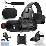 Gafas de visión nocturna montadas en la cabeza para adultos, infrarrojos de 7 niveles