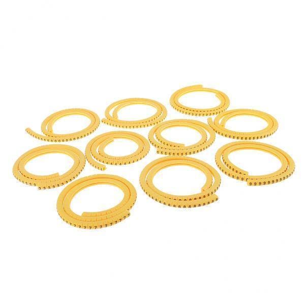 MERISHOPP 4X1000X Cable Markers Identification Lables Tags Managment 0-9 1.5Mm ² Ec-0|Computers/Tablets & Networking | Computer Cables & Connectors | Cable Ties & Organizers-image-21