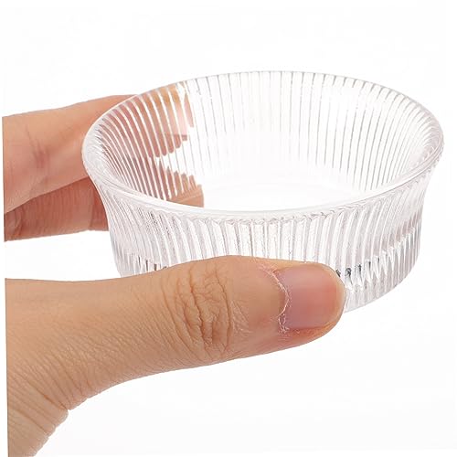 Plato de vidrio para uñas multiuso para manicure miniatura 4