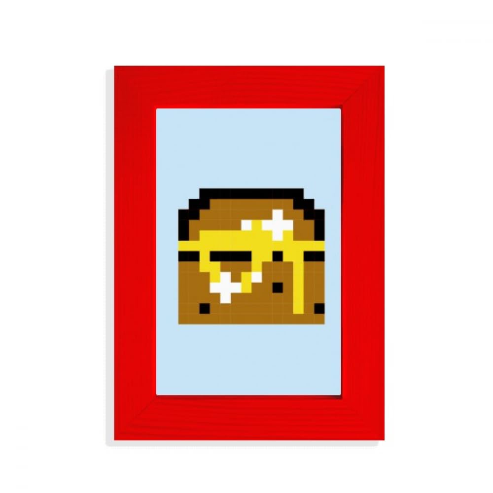 Cadre photo pixel rouge voile d'été pour décorer le salon après les vacances