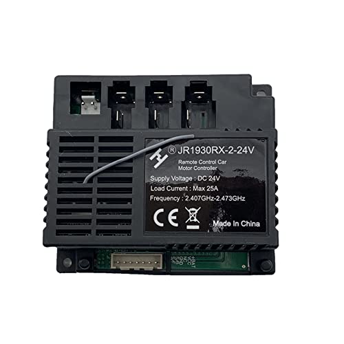 JR1930RX-2-24V Control Box Receiver Match 2.4G Bluetooth Remote Control, Accessory Receive Controller Signal Install Children's Electric Ride on Kids Car Replacement Parts