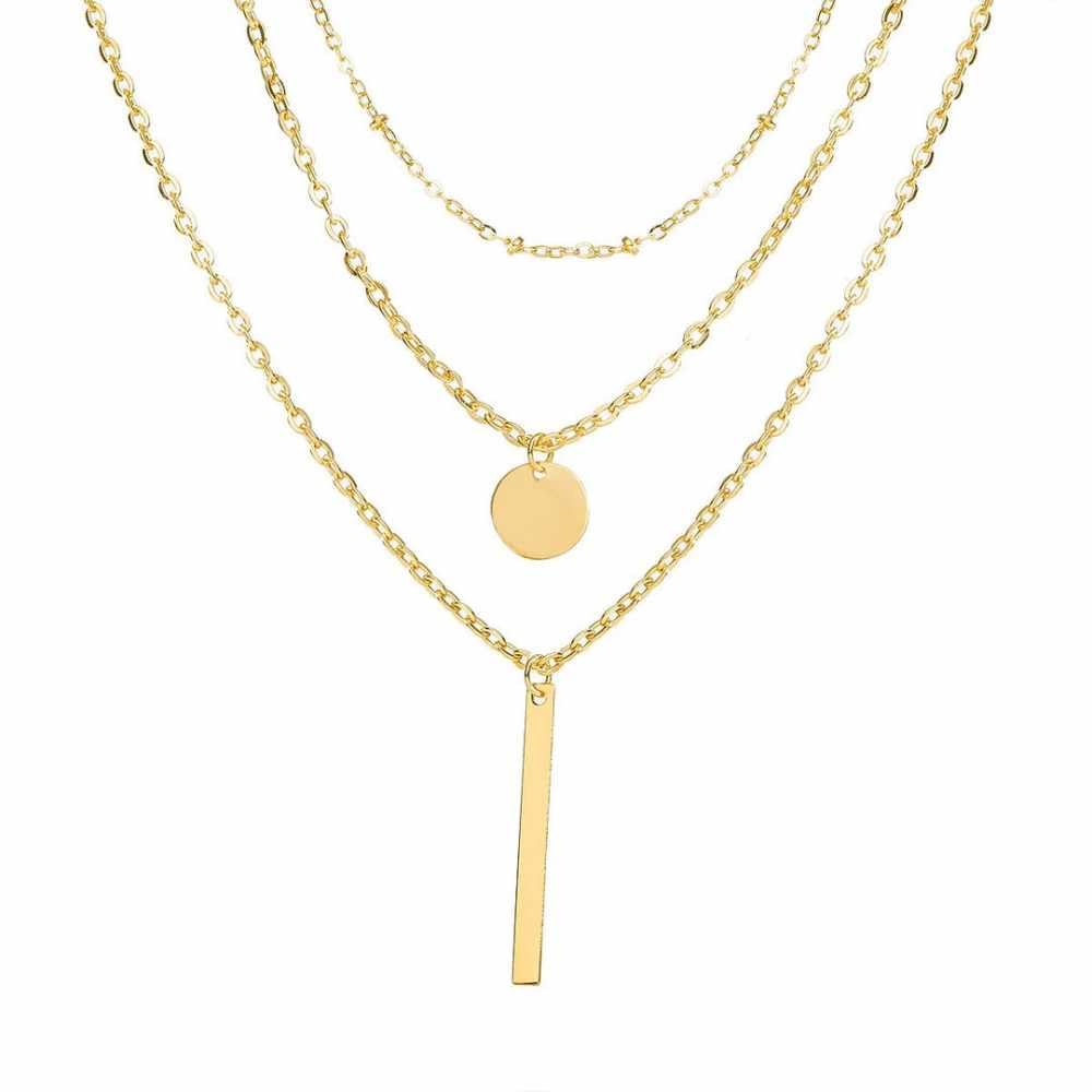 Bling Queen Womens Multi Layered Coin Bar Pendant Chain Necklace, Layered Gold Necklaces For Women, Trendy Layered Necklaces For Women, Long Layered Pendant Necklaces For Women(Gold) (B0CT2JSL3X) Amazon Price History, Amazon Price Tracker