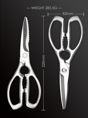 Simcoker SHDMSAF Kitchen Shears Heavy Duty, All-Steel Forged Multi-Function Kitchen Scissors,Sharp Cooking Shears thumb #5