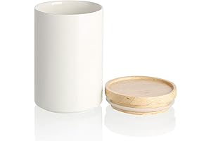 Sweejar Ceramic Coffee Canister - 28 Fl Oz White