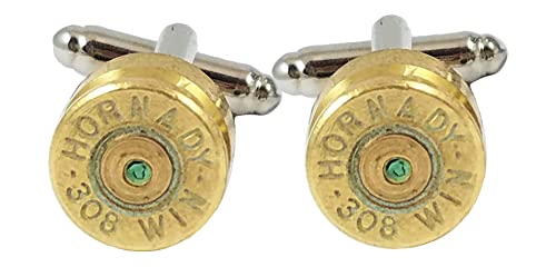 .308 Winchester Caliber Ammo Mancuernillas miniatura 1