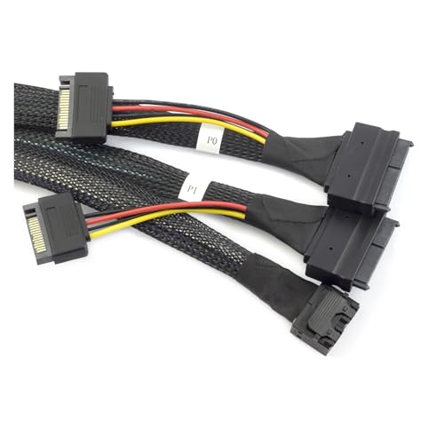 Cable adaptador S/AS HD SFF-8643 a S/AS SFF-8639 con SATA 15P 1m
