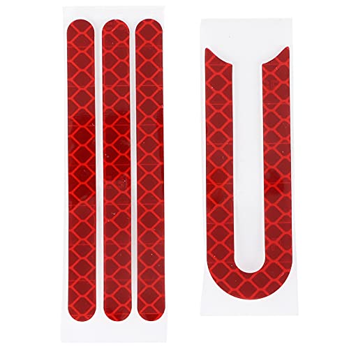 ZCZDHNA Cinta adhesiva reflectante, accesorio de repuesto Universal para patinete eléctrico M365 1S LITE PRO PRO2 (Roja)
