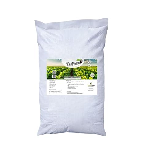 Harina de Basalto 100% Natural - 10 Kg – Enmienda Mineral para Suelos | Rico en Silicio, Magnesio y Micronutrientes | Mejora la Fertilidad y Estructura del Suelo | Agricultura Ecológica (10 kg)