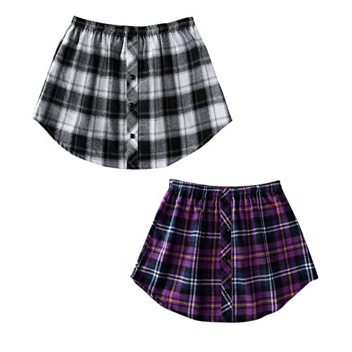 Kanpola Damen Hemd Verlängerung Extender Layering Fake Top Einstellbar...