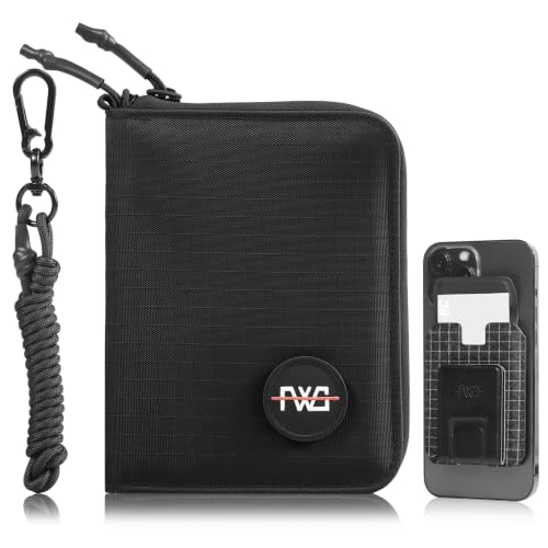 FEIWOOD GEAR 3-in-1 RFID Passport Holder, Magnetic Detachable Wallet with Stand - image 1