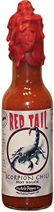 Red Tail Scorpion Hot Sauce Wax Sealed Gift Set Red Tail Scorpion Sauce Trinidad Moruga