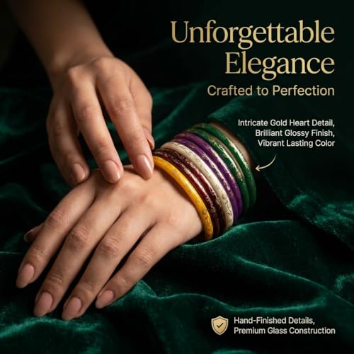 Image of NMII Bangle Set for Women (Multi-Colour)