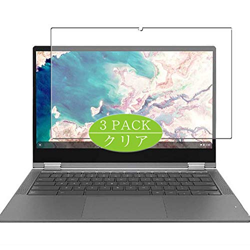 VacFun Lot de 3 Clair Film de Protection d'écran, Compatible avec Lenovo IdeaPad Flex 5 Chromebook 13.3", Film Protecteur sans Bulles(Non vitre Verre trempé)