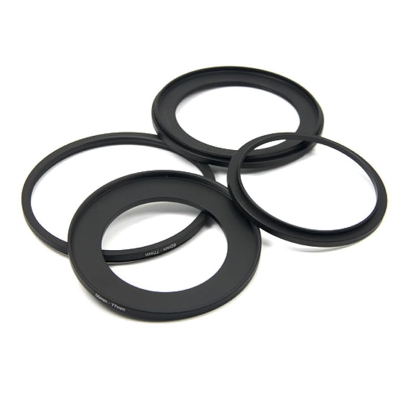 10 Uds 39-40,5 43-62 43-67 43,5-46 43,5-49 46-62 46-67 46-72 46-77 48-49mm Anillos de Aumento de Metal Juego de filtros adaptadores de Lente(10pcs 46-67mm)
