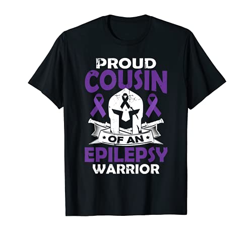 Proud Cousin Of Epilepsy Warrior Seizure Disorder Awareness T-Shirt