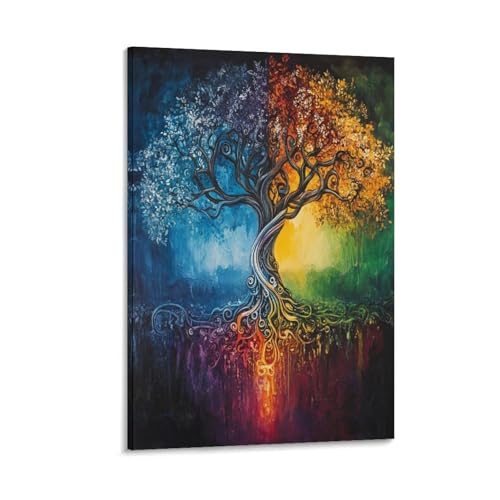 Arbre de la vie murale pour sublimer l'ambiance cocooning de votre salon