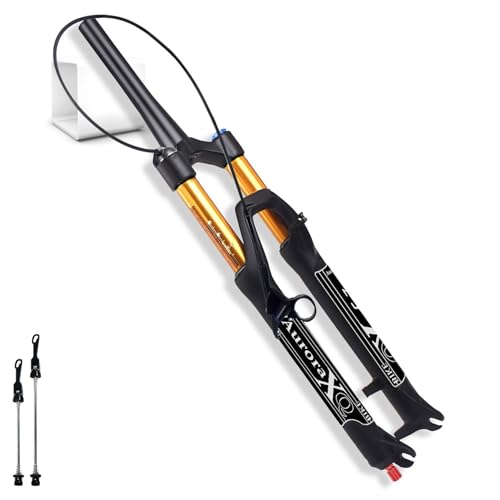 ✔️ Forcella ammortizzata: adatta per MTB (Mountain Bike)/AM (All-Mountain)/XC (Cross Country)/DH (Downhill), bici con freni a disco. Compatibilità: pneumatici da 1,5-2,45
