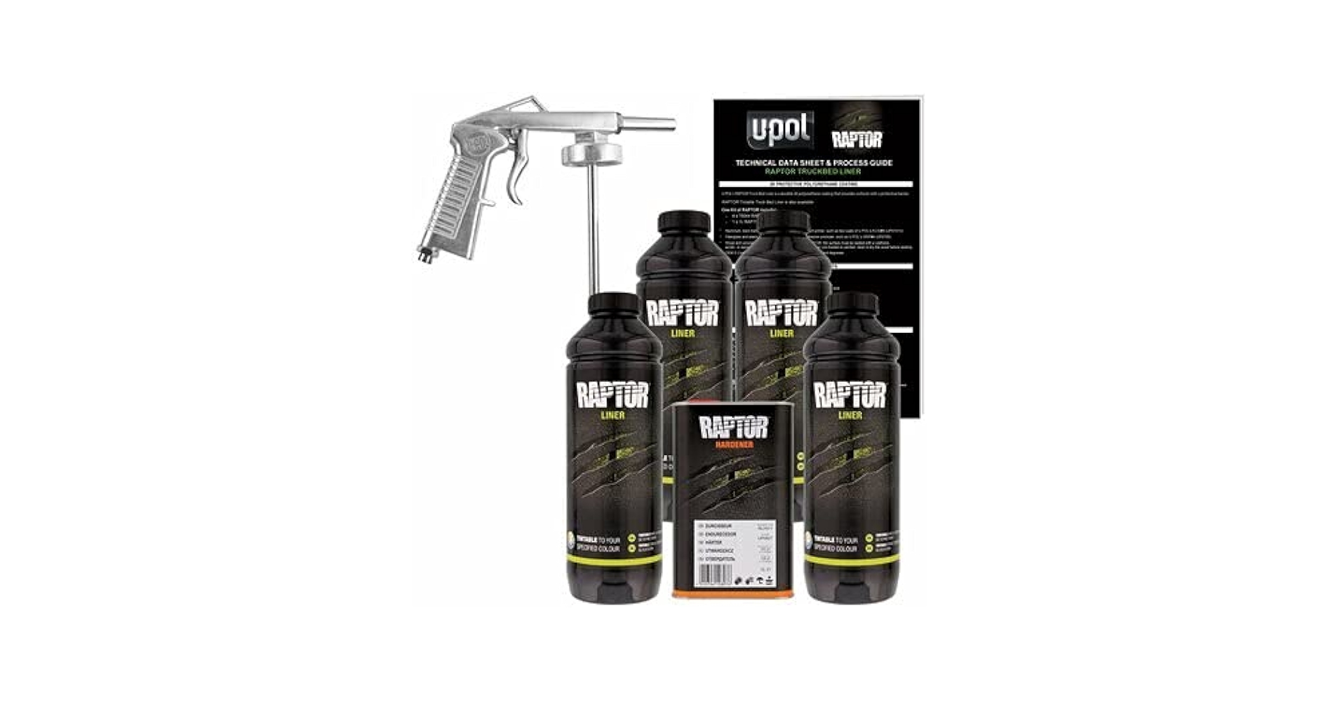 U-POL製 RAPTOR LINER ブラック　1L RAPTOR® LINER 1L Kit BLACK