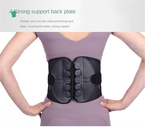 Faja lumbar y soporte de cintura con cojín de masaje y malla aireada L miniatura 5