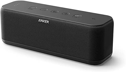 Anker SoundCore Boost 20W Bluetooth Lautsprecher mit BassUp Technologie. IPX5 Wasserfest, verwendbar als Zusatzakku, 20m Reichweite, Hervorragender Klang & Bass (Generalüberholt)