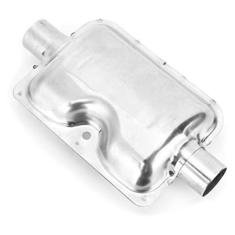 Heater exhaust silencer,24mm/0.94in Stainless Steel Diesel Parking Heater Silencer for 25mm/0.98in Exhaust Pipe Cover
