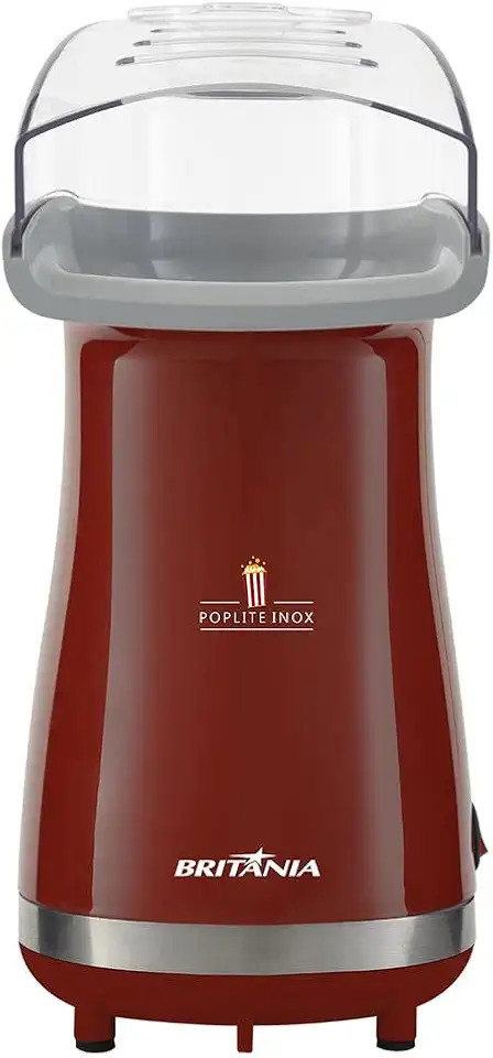 Pipoqueira, Poplite inox Bpi01vi, Vermelho, 127V, Britânia