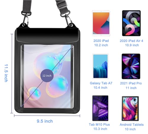 Yhency 9.7-11.5 Inch Waterproof Tablet Case Pouch For Samsung Galaxy Tab A7 S6 Lite 10.4 / Tab S7 11 thumb #1