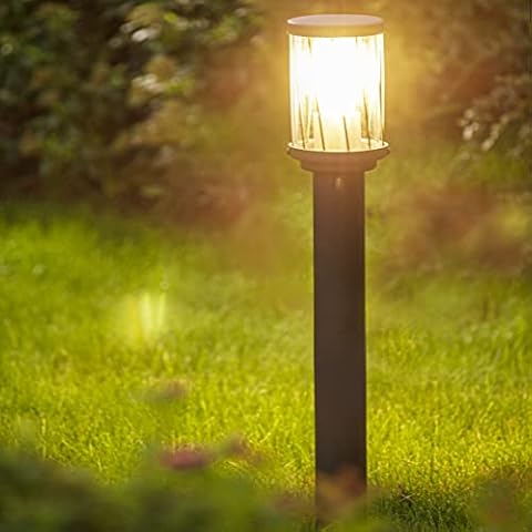 CGC Lighting Modern Dark Grey Garden Bollard Light Cover