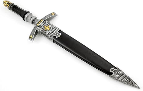Miniatura 3 de Snake Eye Fantasy Mason Knight Cuchillo de caza protegido (9212)