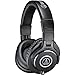 Audio-Technica ATH-M40x Professional Studio Monitor Headphones + Slappa Full Sized HardBody PRO Headphone Case (SL-HP-07)