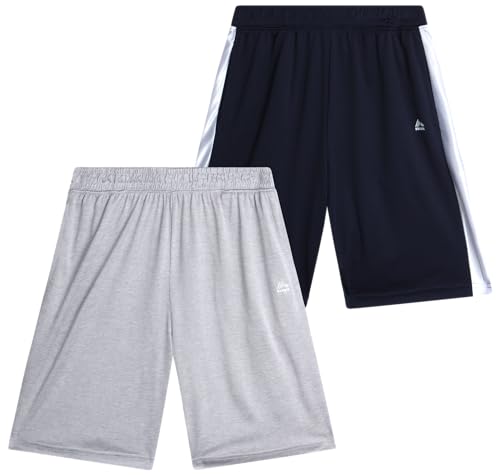 Catálogo de Ropa de Baloncesto para Niño disponible en línea para comprar. 50 RBX - Pantalones cortos deportivos para niños, paquete de 2 pantalones cortos de baloncesto de malla transpirable con bolsillos, ropa deportiva para niños y jóvenes, Azul...