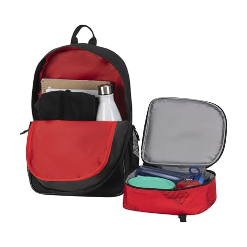 Image of PUMA Unisex Kid's Colony Lunch Kit & Backpack Combo, High Risk Red /Black, Medium