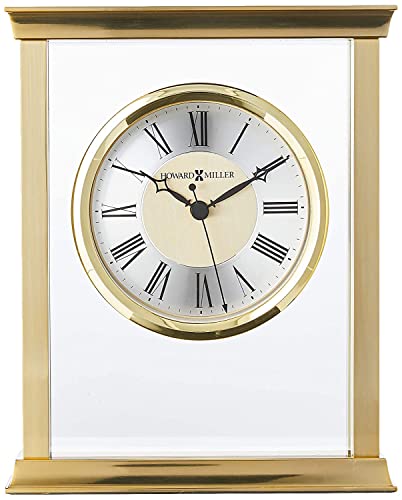 Monticello Brass Table Clock - Classic Home Decor for Howard Miller Fans