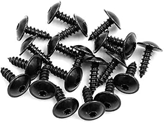 X AUTOHAUX 20pcs 5 x 19.2mm Stainless Steel Screw for Car Bumper License Plate