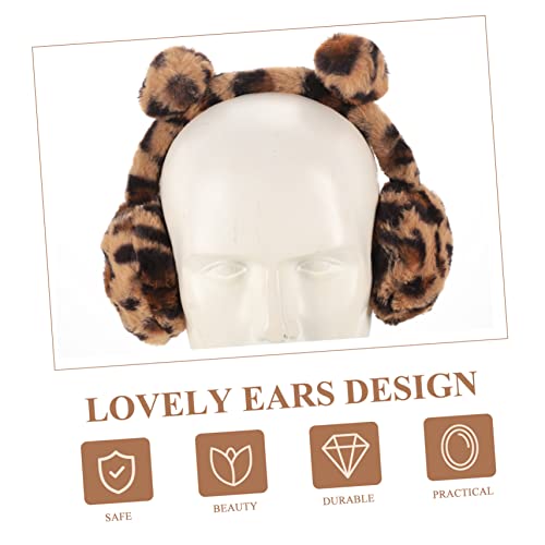 Homoyoyo Earmuffs Ear Warmers Protective Ear Headband Ear Warmer Plush Earmuff Foldable Furry Winter Ear3