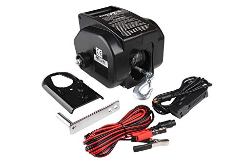 Atlas Power Machines 2000 lb Kit de cabrestante para barco/remolque con cable...