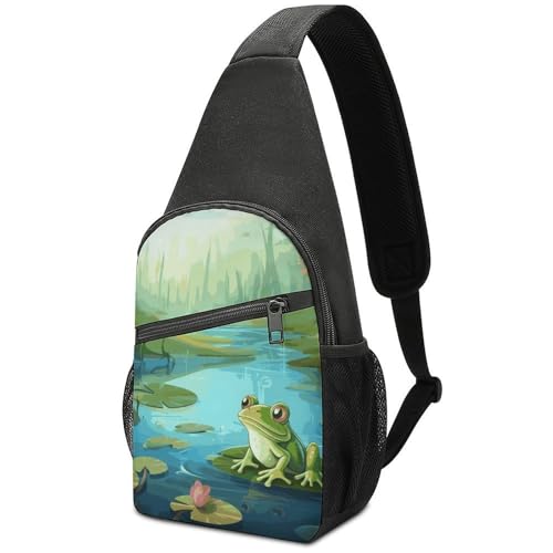 Mochila tipo bandolera deportiva para senderismo y viaje miniatura 1