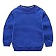 Taigood Kinder Pullover für Jungen Baumwolle Sweatshirt Langarm T Shirts Pullover Herbst Winter Alter 1-7 Jahre Blau 120cm/4-5Jahre