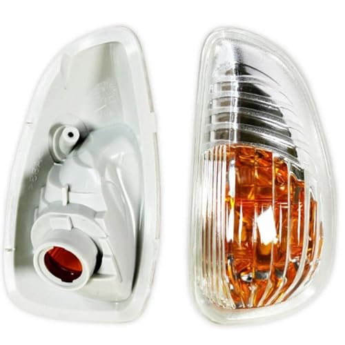 Image of Wing Mirror Indicator Lens Cover Left & Right Pair | Compatible with Renault Master Mk3 Movano B & Nissan NV400 2010–2022 | Mirror Turn Signal Lens Set – Reference 261652475R 261603141R