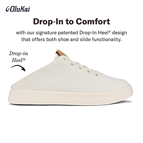 Image of OluKai Ki'ihele Li Women's Slip On Sneakers, Casual Everyday Shoes with Drop-In Heel & Breathable Mesh Design, Lightweight & All-Day Comfort