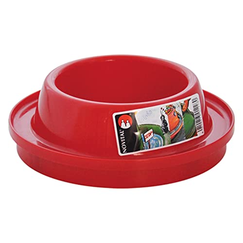 La zappa Ciotola per cani e gatti economica in Plastica alimentare rossa (1.25 lt - Ø 13 cm)