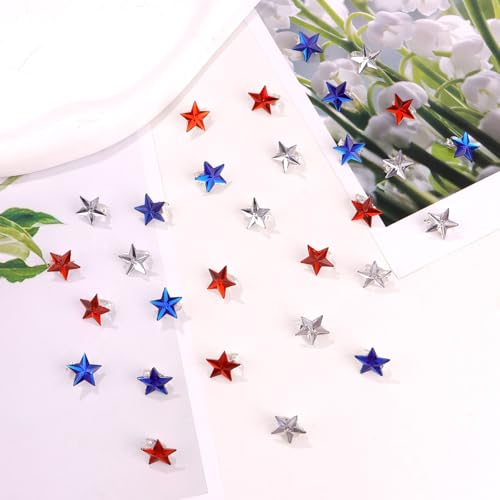 YISSION 30 unidades pinzas para cabello 4 de Julio miniatura 7