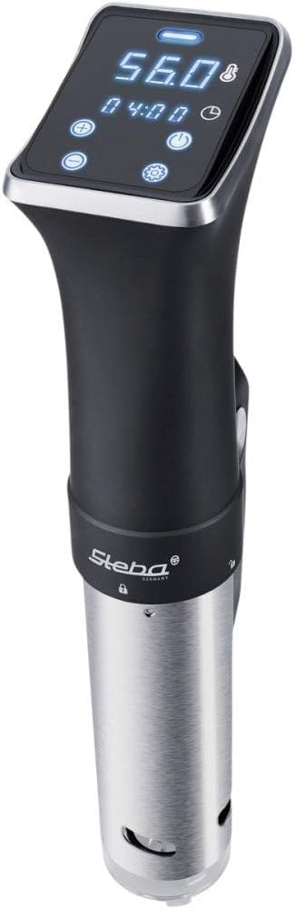 Steba Sous-Vide Garer SV 75, impermeabile secondo IPX 7, Erw?rmt 20 litri in circa 45 minuti su 56 °C, deviazione max. 0,1 °C, temperatura dell'acqua 12,0 l/min, utilizzabile per tutti i piatti a