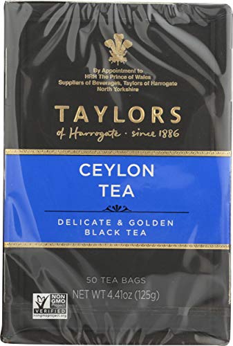 Image of Taylors of Harrogate Pure Ceylon, 50 Teabags (Pack of 2)