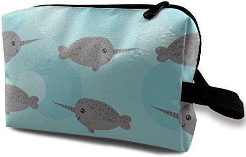 Preisvergleich Produktbild Narwhal Kosmetiktasche, tragbar, für Reisen