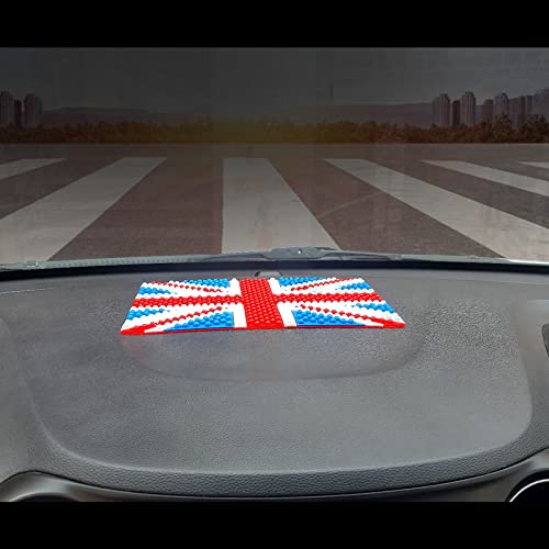 Kingsway Big Size Non Slip Car Dasboard Mat, Design Anti-Slip & Anti Skid Car Dashboard Mat, Universal Use for All Cars, British Flag, Silicone, 1 Piece - Image 2 thumbnail